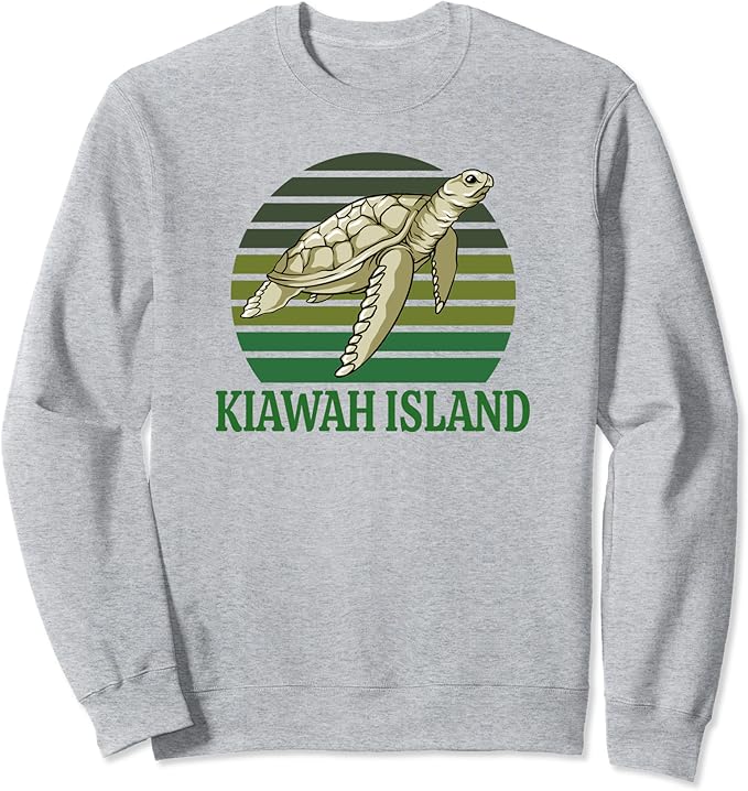 Kiawah Island Sea Turtle Sweatshirt Clothing, Shoes & Jewelry